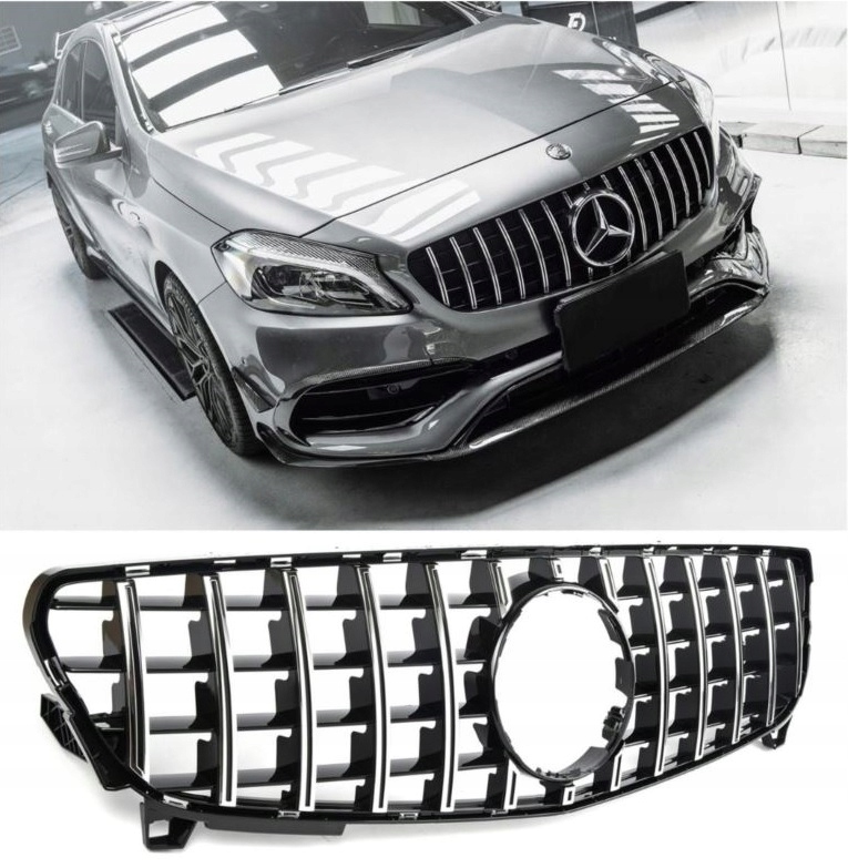 фото №1, Решётка радиатора решётка радиатора panamericana mercedes w176 15-18