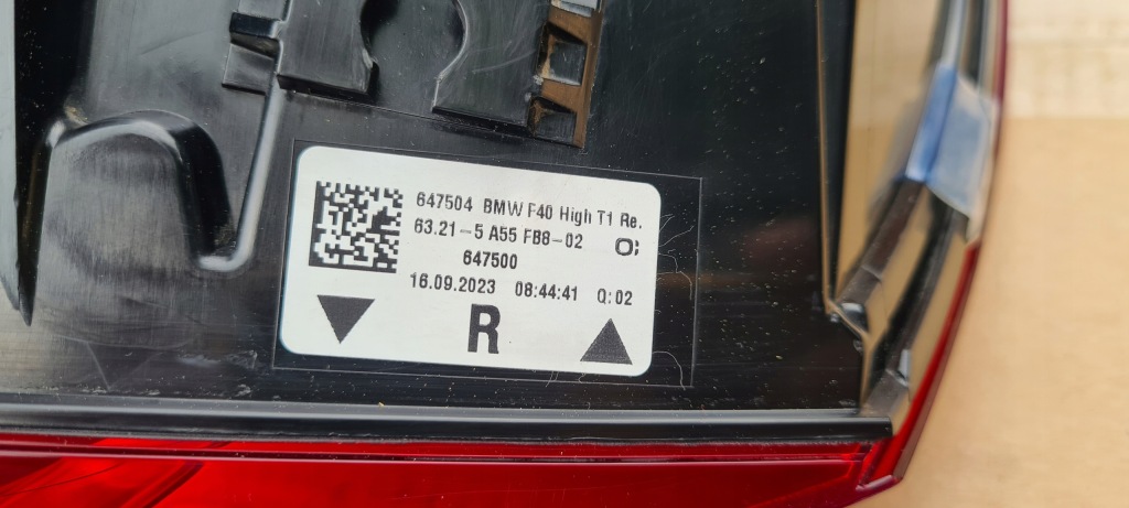 Лампа задня права full led bmw 1 f40 19 - 23 r. оригінал Недорого