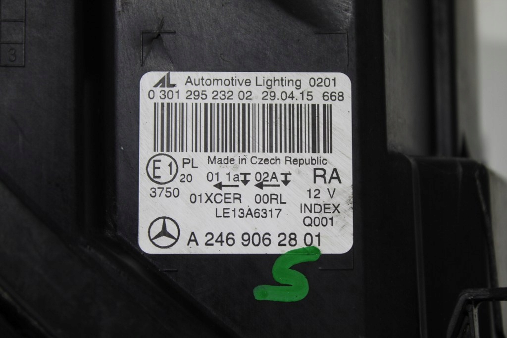 фото №8, Mercedes b246 w246 lift лампа перед правая