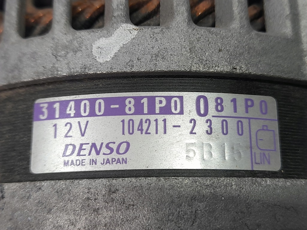фото №8, Генератор suzuki ignis iii 1.2 e 31400-81p0