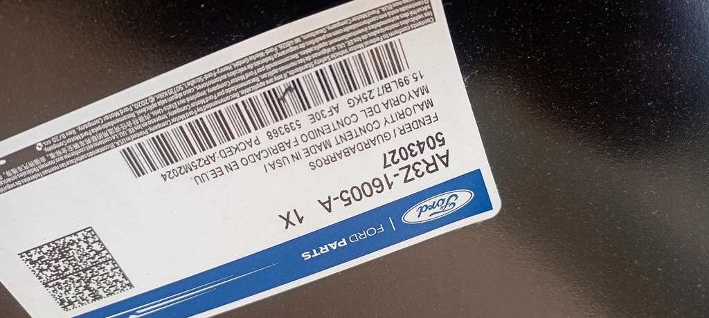 фото №10, Крыло перед передний правый ford mustang 09-14rok v 5 новый ar3z-16005-a org