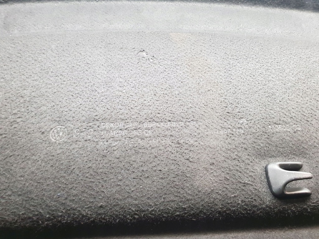 фото №10, Vw golf v 5 vi 6 + plus 5m0 полка багажника задняя задняя 5m0867769