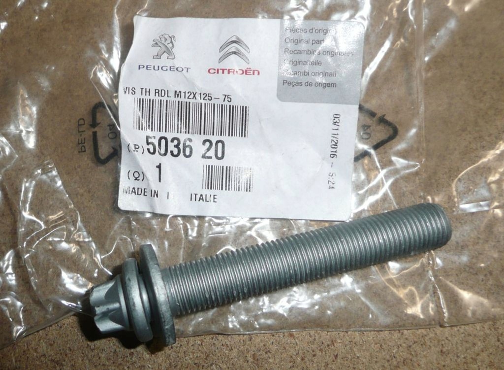 фото №1, Болт амортизатора перед м12x1,25-77 citroen jumper iii 503620 oe!