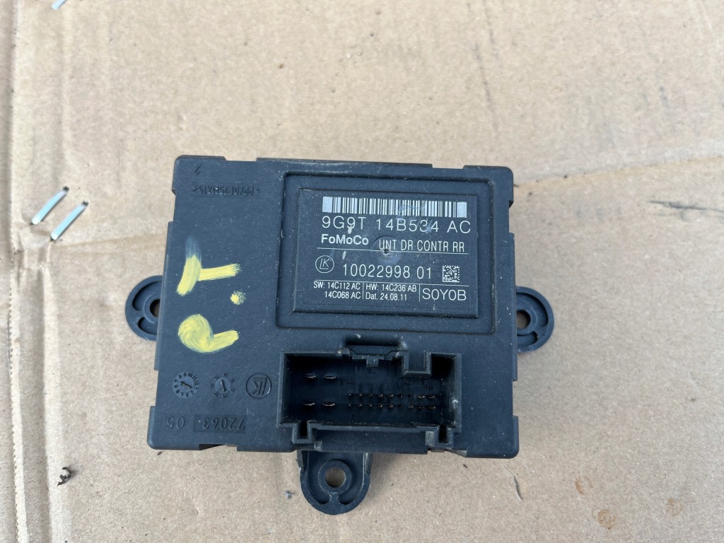 фото №1, Volvo v70 xc70 xc60 модуль двері лівий задня 9g9t 14b534 ac