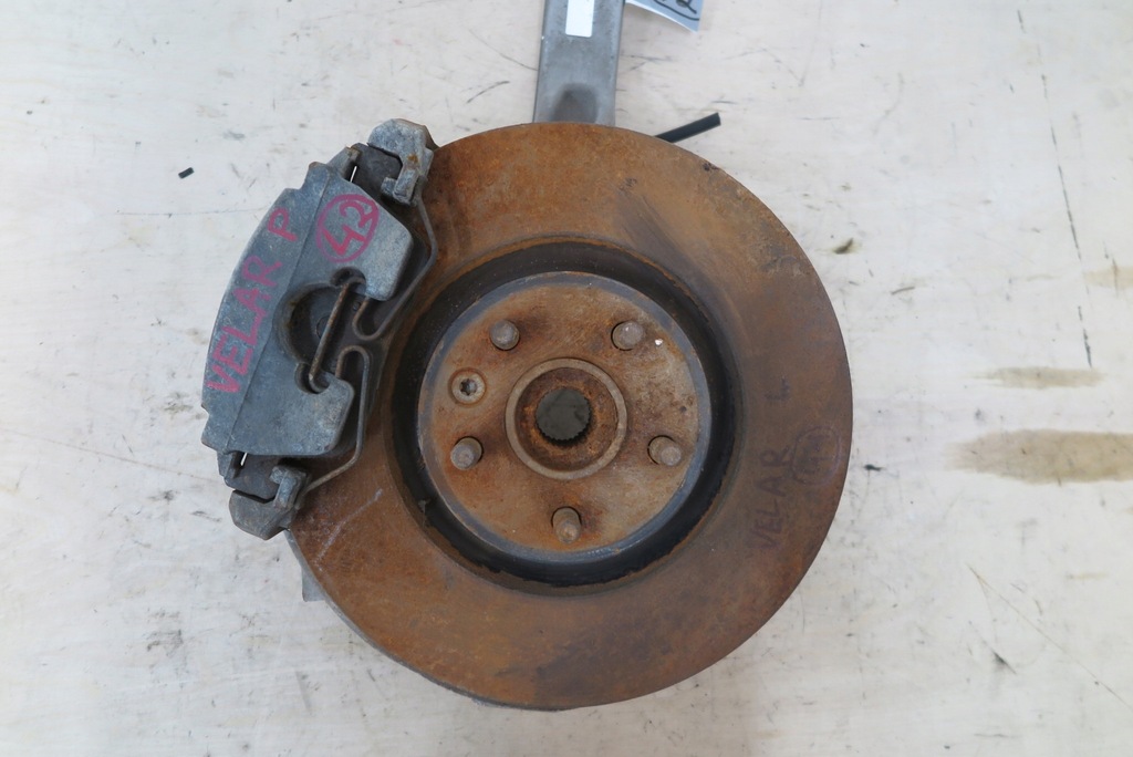 фото №3, Jaguar f-pace range rover velar l560 поворотний кулак правий перед ступиця