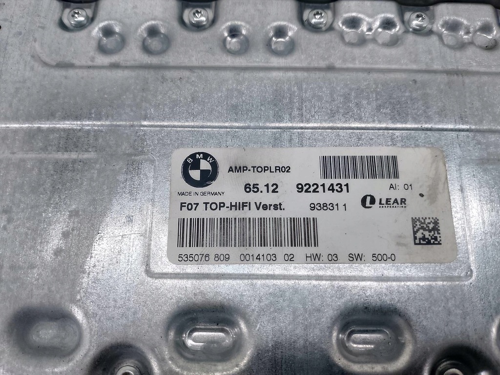 фото №6, Усилитель bmw seria 7 f01 9221431 amp-toplr02