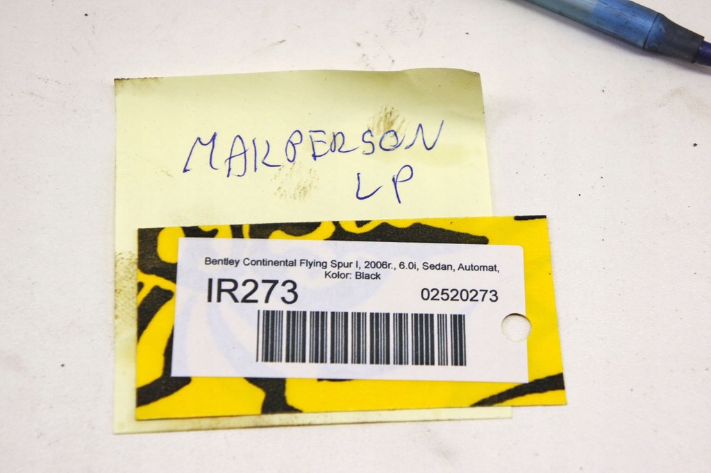 фото №7, Ir273 bentley flying spur i амортизатор левый перед