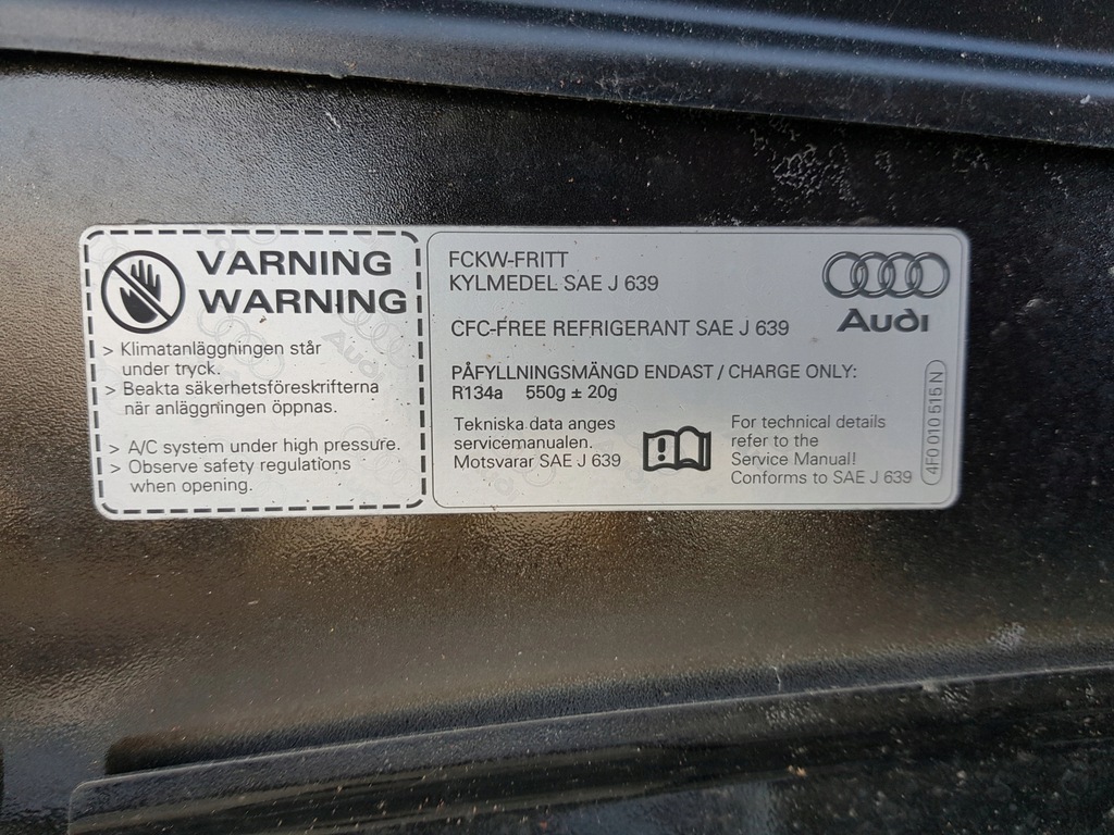 фото №7, Audi a6 c6 капот крышка двигателя czarna