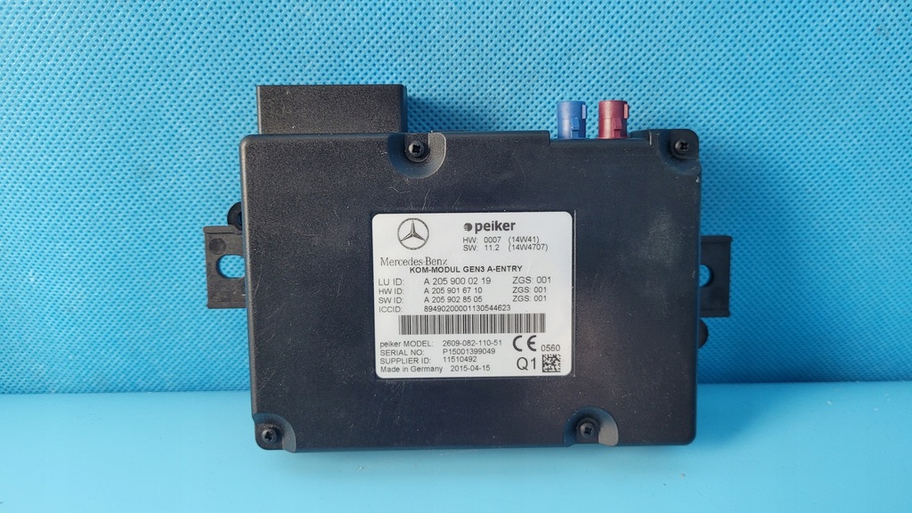 фото №1, Mercedes w205 w218 модуль telematic a2059000219