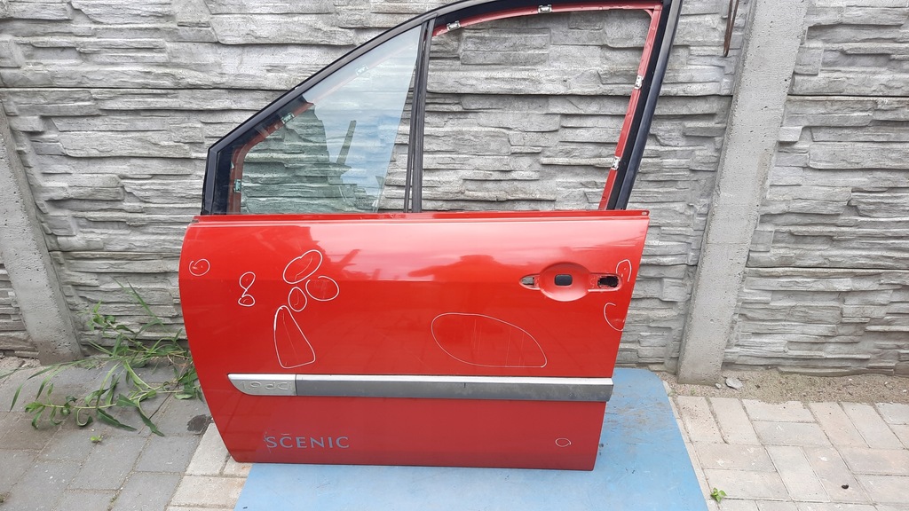 фото №1, Дверь левая перед renault megane scenic ii 04r