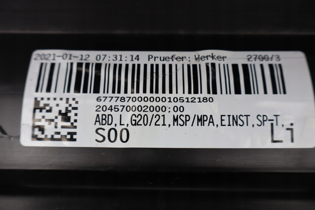 фото №13, Порог молдинг порог левая bmw 3 g20 g21 m-pakiet 51778069381 8069381 2018