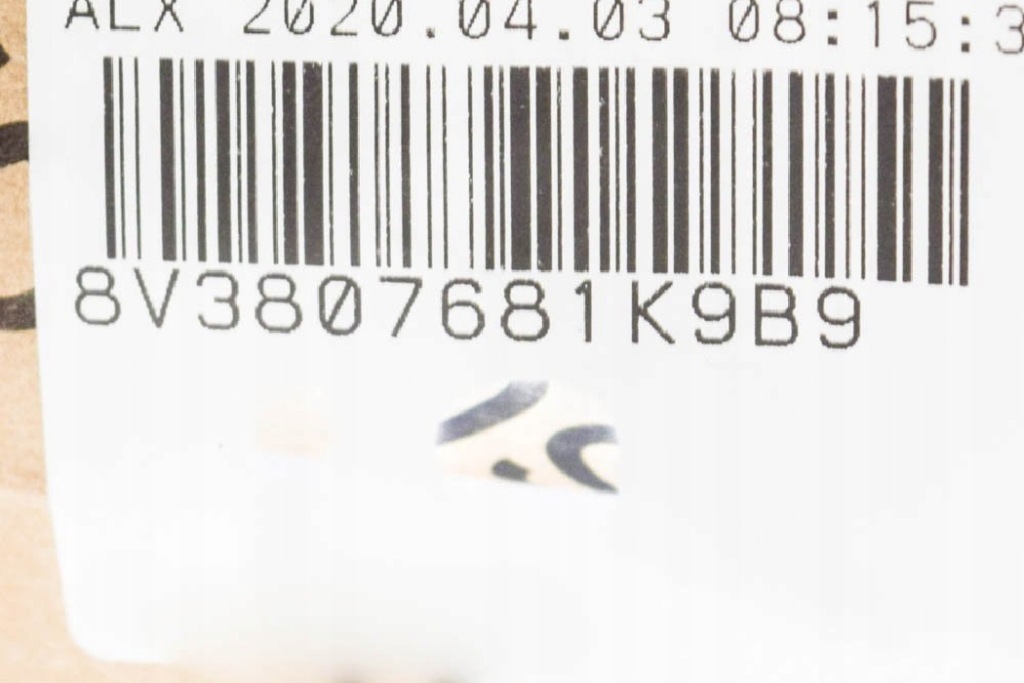 Audi a3 8v бампер передний левый решётка радиатора 8v3807681k9b9 новый оригинальный Недорого