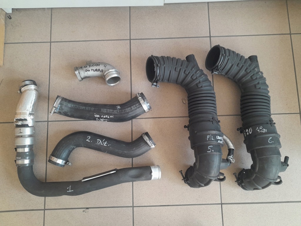 фото №1, Hyundai i20 ii 2015-20 1.0 t-gdi waz шланг труба інтеркулер