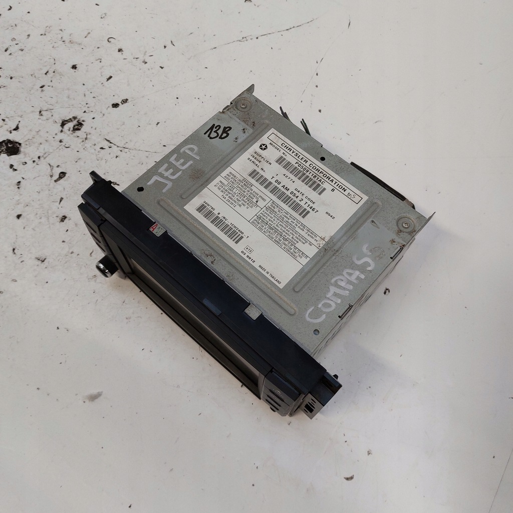 фото №7, Jeep compass радіо заводський навігація p05091181ac