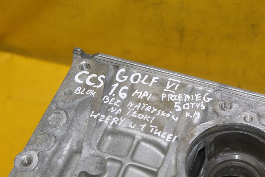 фото №16, Блок двигуна vw golf vi seat audi 1.6 mpi ccs 06b103019ak