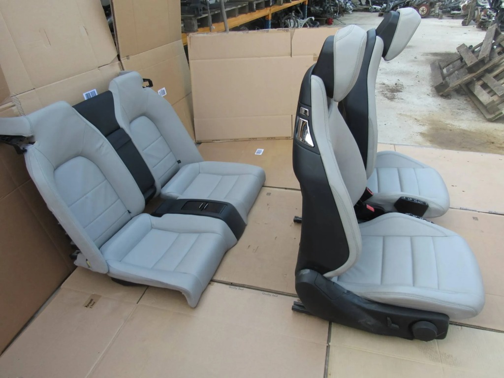 Mercedes e c207 w207 207 cabrio сидіння заднє сидіння салон шкіра комплект Доставка