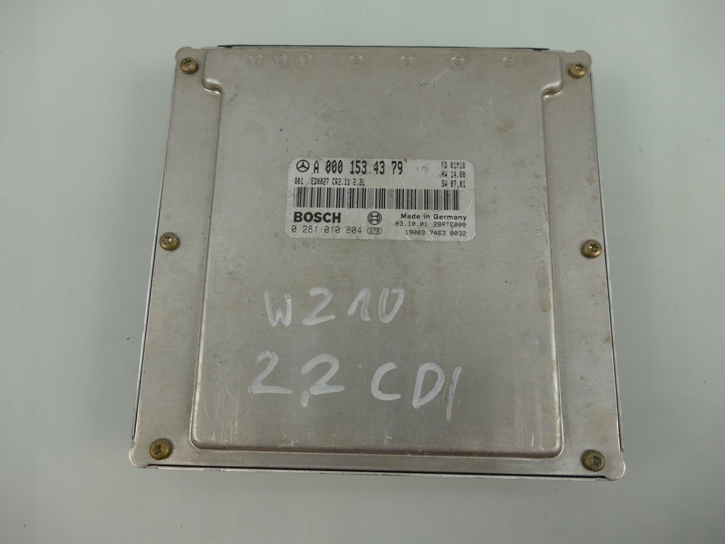 фото №1, Mercedes w210 2.2 cdi блок управления двигателя модуль ecu