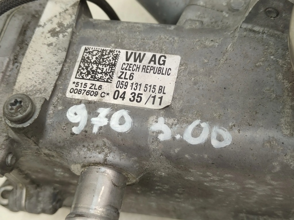 фото №7, Porsche panamera 970 09-13 3.0 tdi клапан egr з радіатор вихлопних газів 059131503