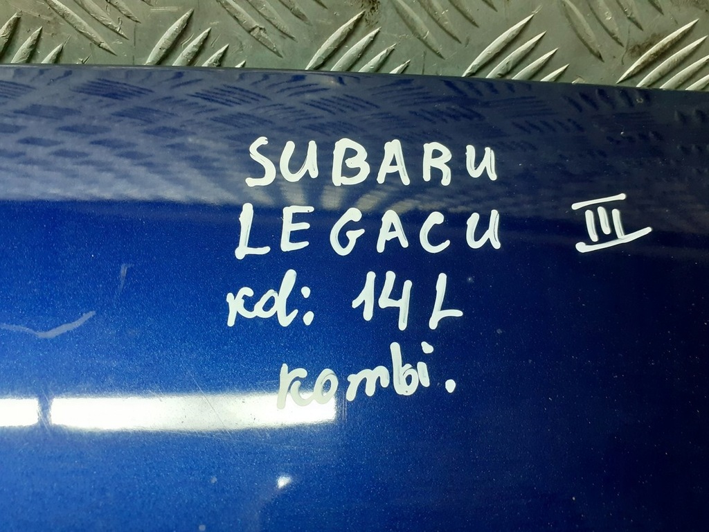 фото №7, Кришка багажника багажника subaru legacy iii kombi 14l