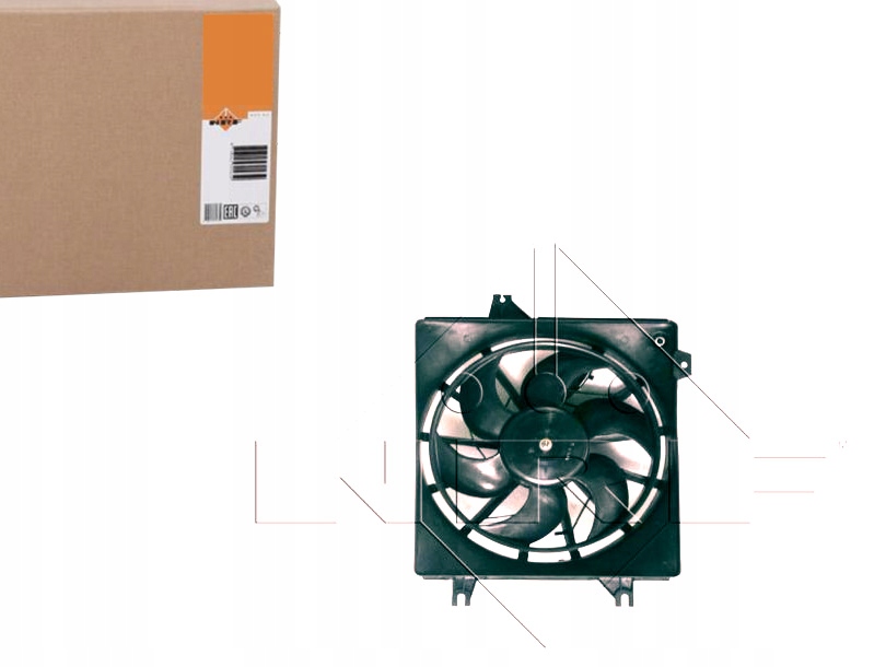 фото №1, Nrf 47499 вентилятор, охолодження двигуна