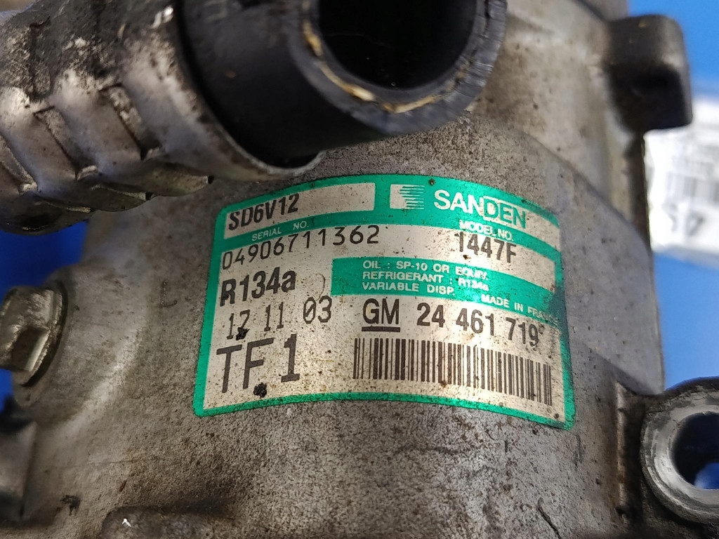 Opel corsa c рестайлинг  1.2 компрессор кондиционера 24461719 sanden sd6v12 в Украине