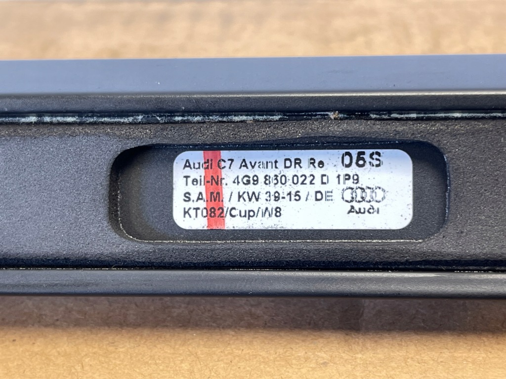 Рейлинги кровельные комплект audi a6 c7 рестайлинг  avant универсал s-line чёрные Оригинал