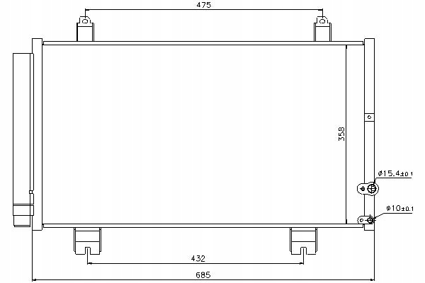 фото №1, Nissens конденсатор кондиціонера lexus gs 3.0/4.3 11