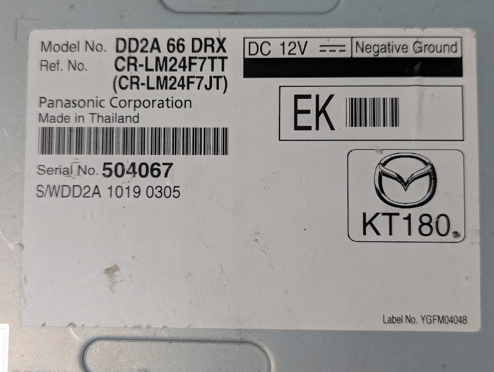 фото №8, Блок управления тюнер модуль радио навигации mazda cx-3 cx3 dd2a66drx