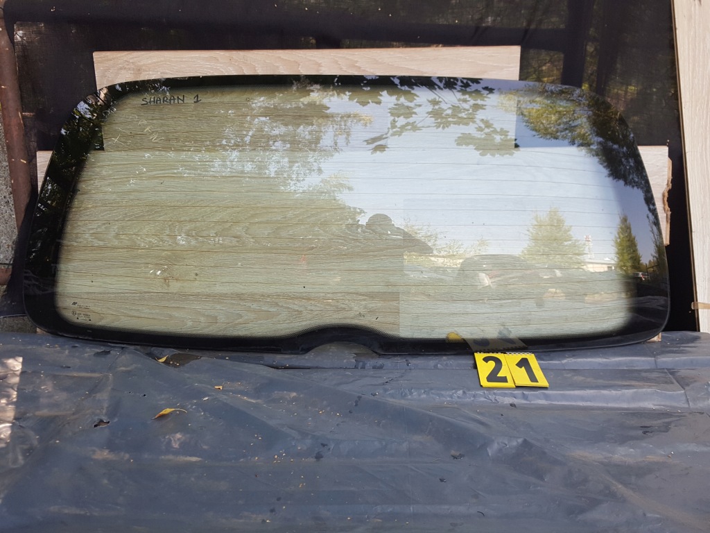 фото №1, Vw sharan i 1 стекло крышки багажника задняя задняя