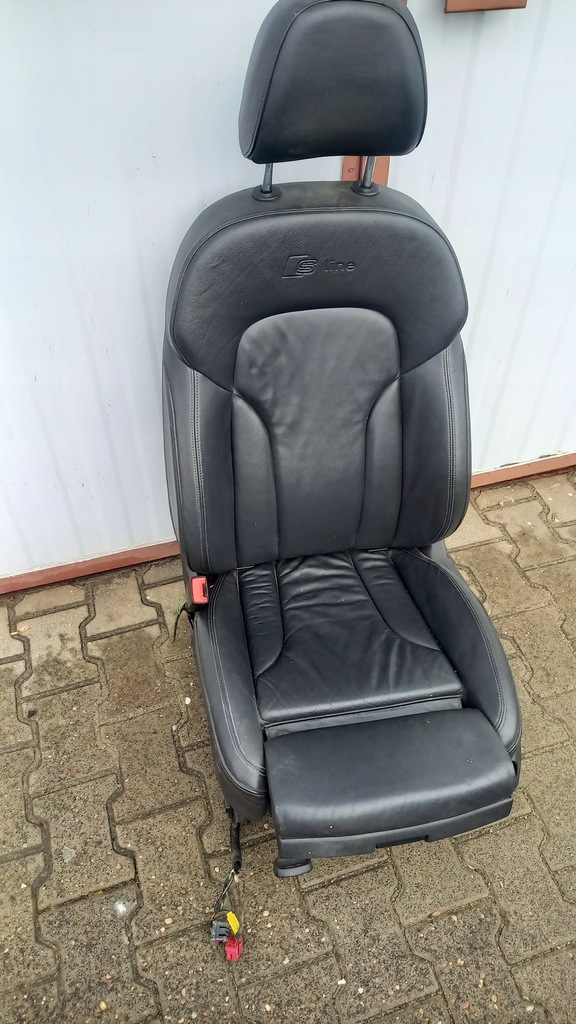 фото №9, Audi q5 8r 8r0 сидіння сидіння шкіра s-line заднє сидіння