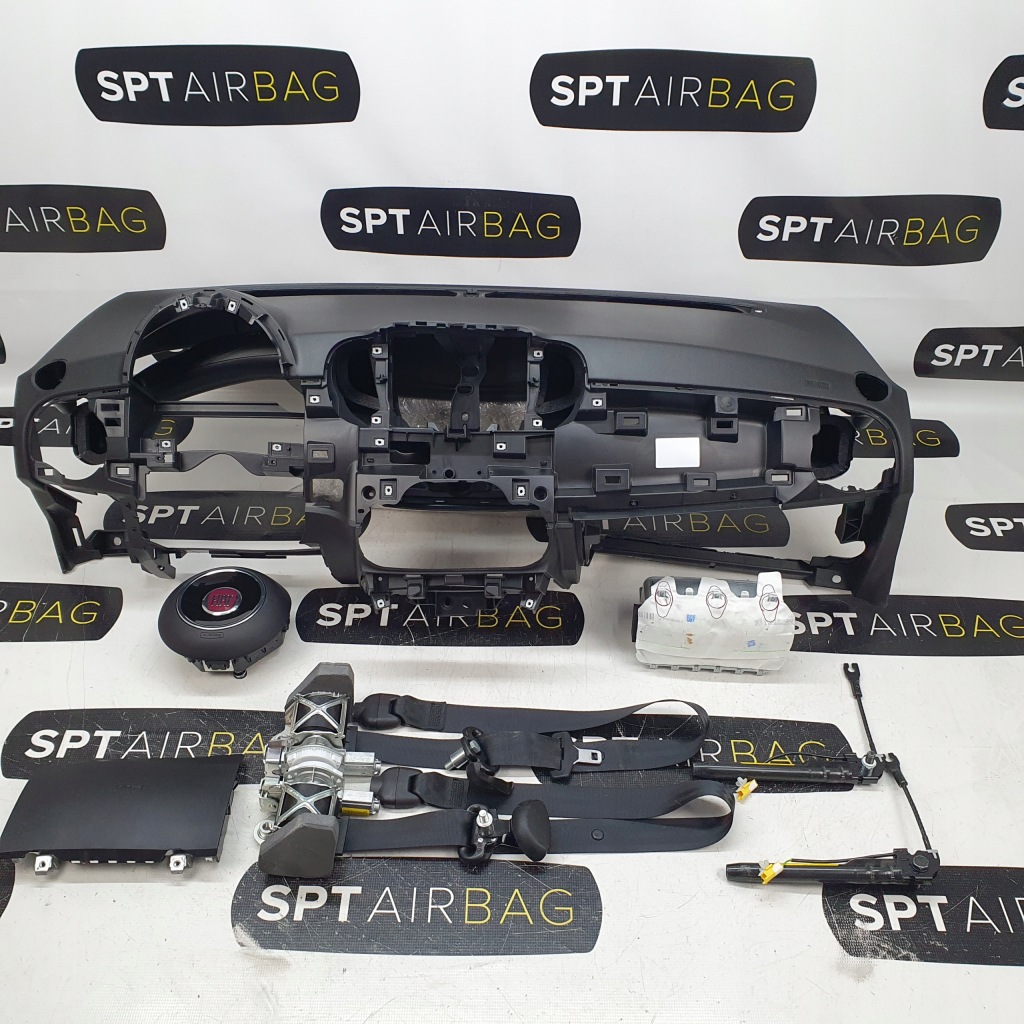 фото №1, Fiat 500 приборная панель консоль подушки безопасности ремни подушка безопасности