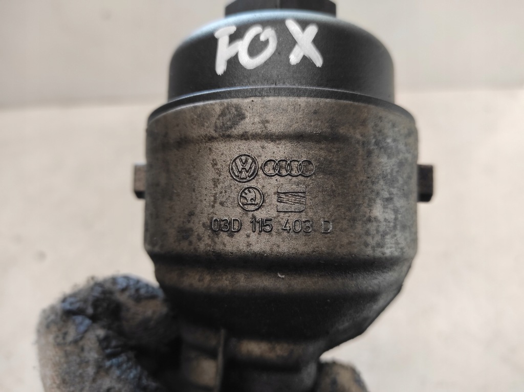 фото №5, Vw fox 03- 1.2 основание корпус фильтра масла 03d115403d