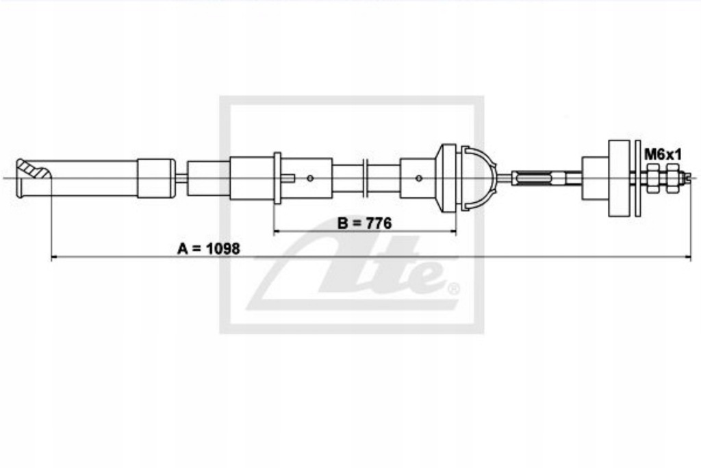 Купить Трос сцепления vw
