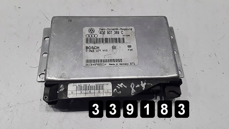 фото №1, 2001 audi a8 ecu 4d0907389c