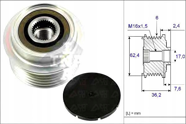 Купить Генератор - сцепление односторонний ina 535 0238 10