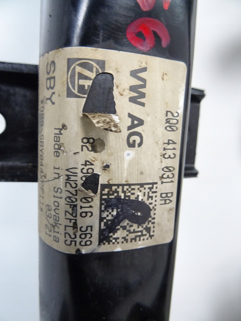 фото №9, Vw polo 2g поворотный кулак правая амортизатор 2q0256af 2q0413031ba 2020r