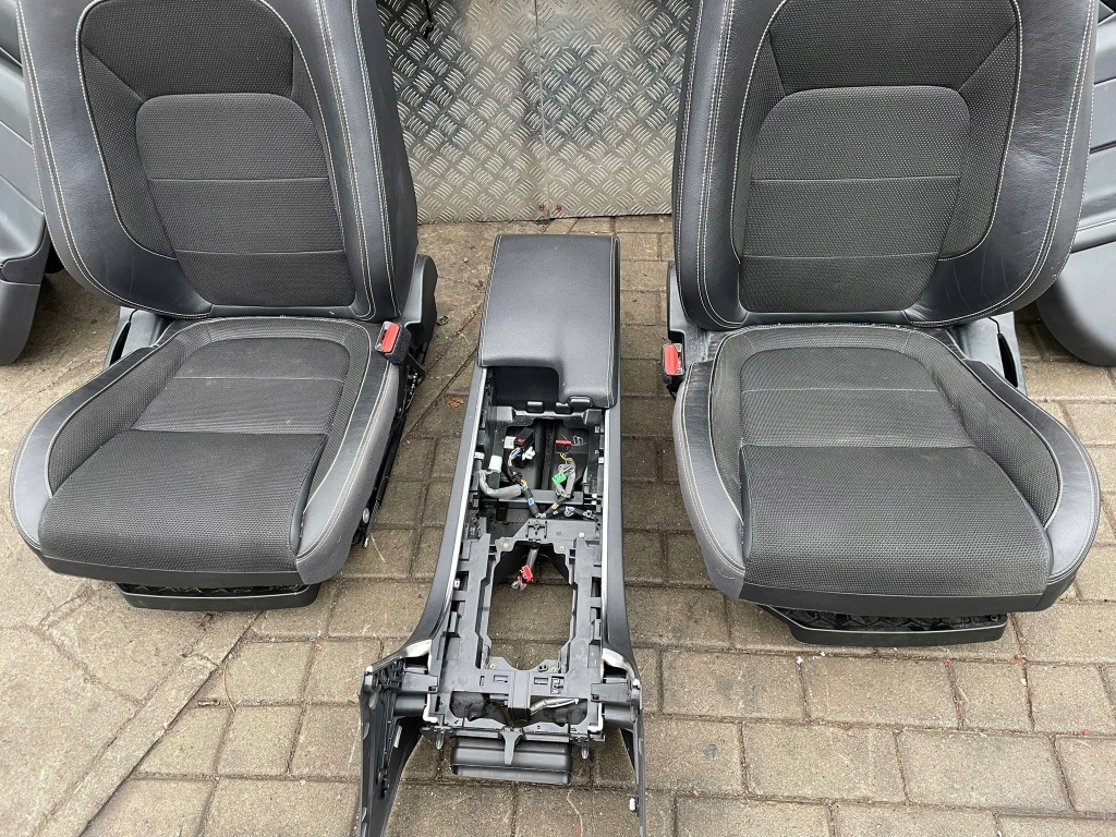 фото №6, Jaguar xf x260 r-sport сиденья сиденья полукожа eu. подогрев перед задняя