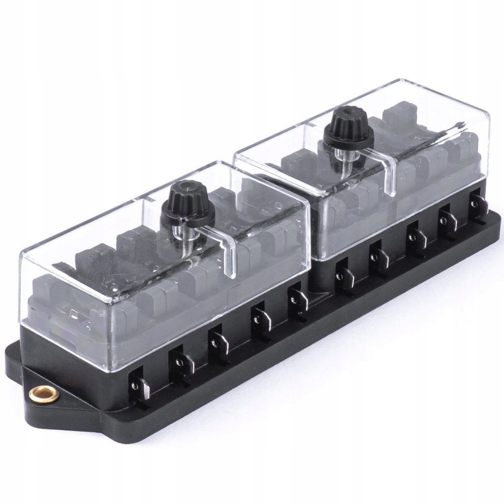 фото №1, Коробка предохранитель плоского 10 гнездо 162x52mm