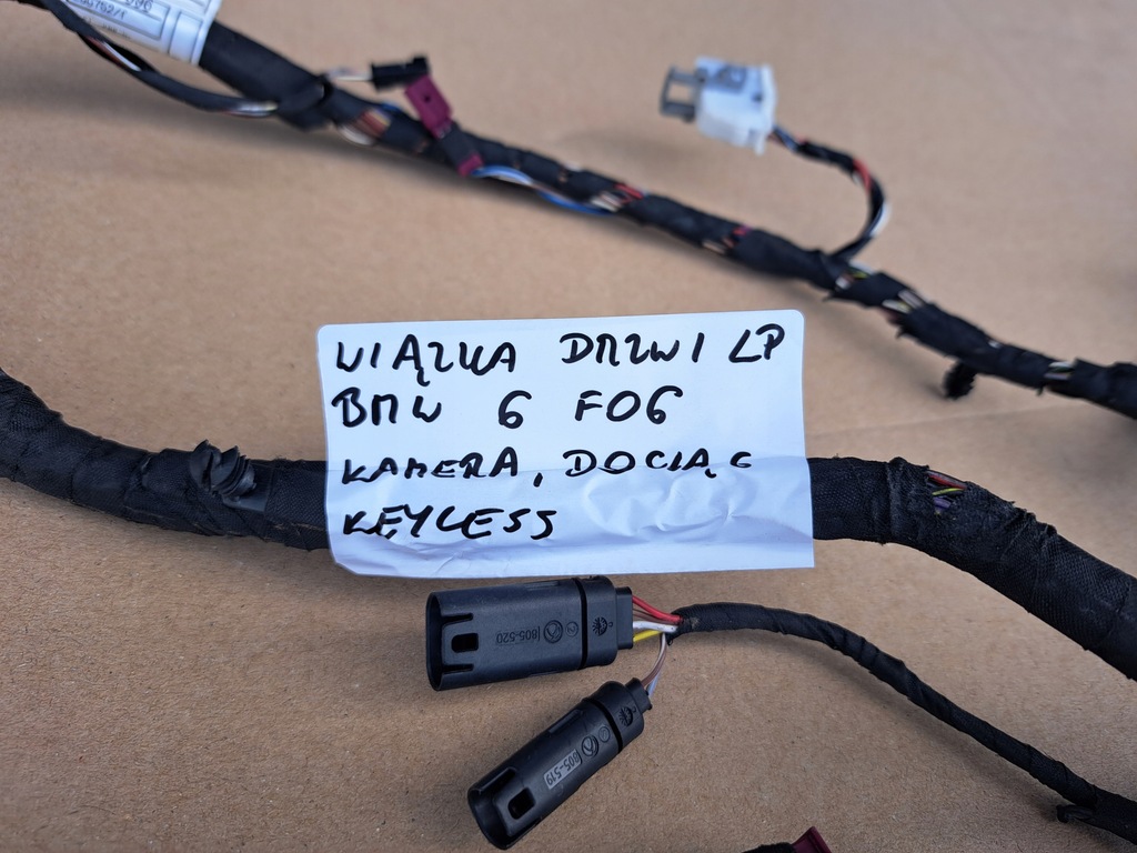 фото №8, Джгут двері лівий перед bmw 6 f06 доводчик keyless