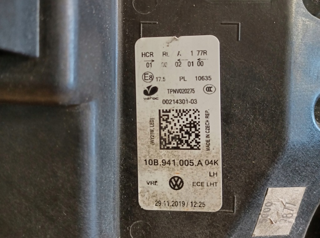 фото №6, Vw id.3 id3 full led фара левый лампа