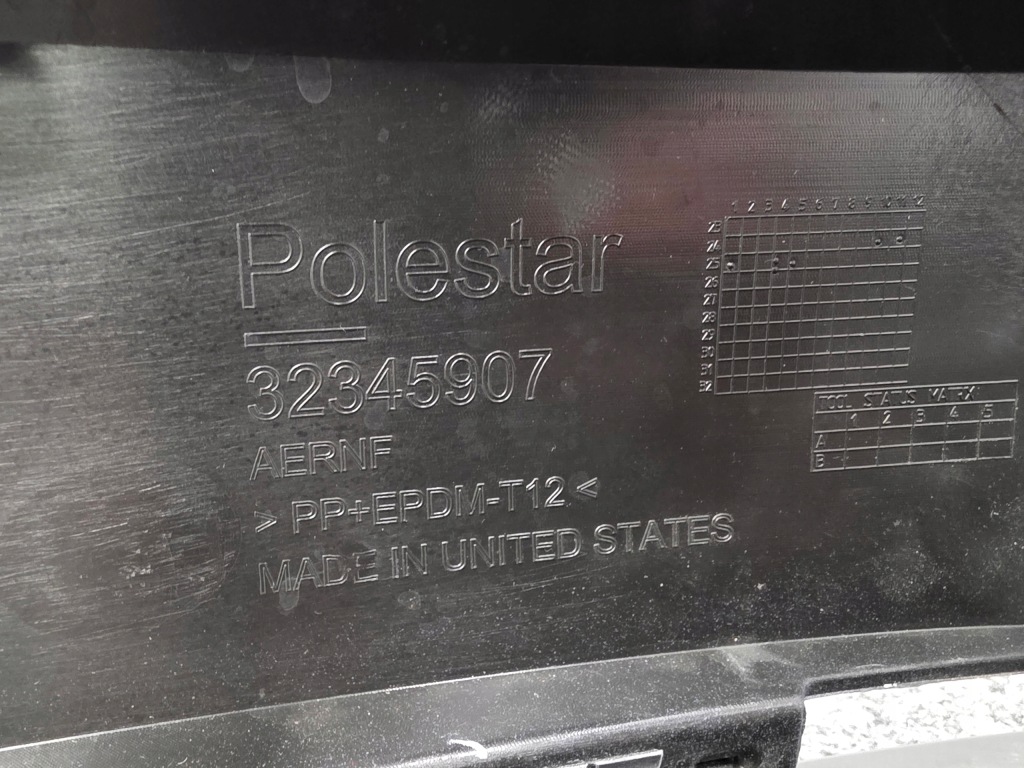 Купить Спойлер накладка бампера перед polestar 3 32345907
