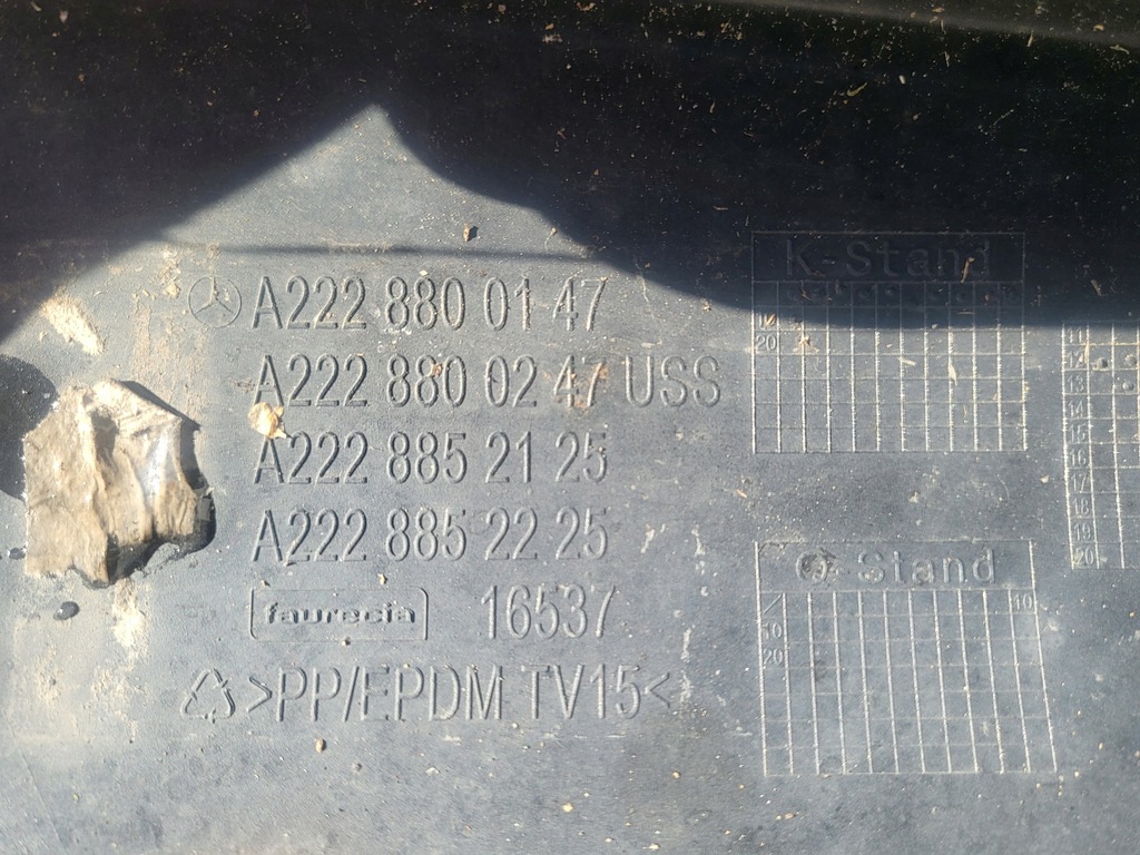 фото №9, Mercedes s klasa w222 бампер передний перед