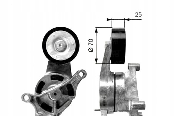 фото №1, Gates ролик натягувача audi a1 2.0 tfsi quattro 8x