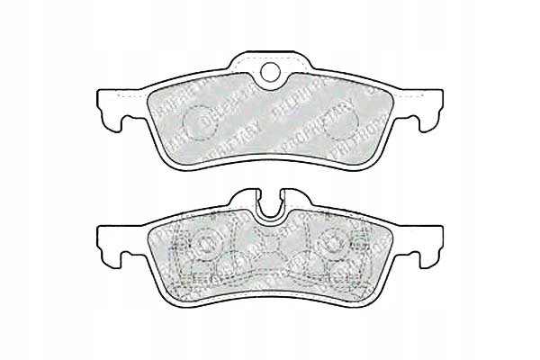 фото №2, Delphi lp1912 набор тормозных колодок тормозных, тормоза дисковые