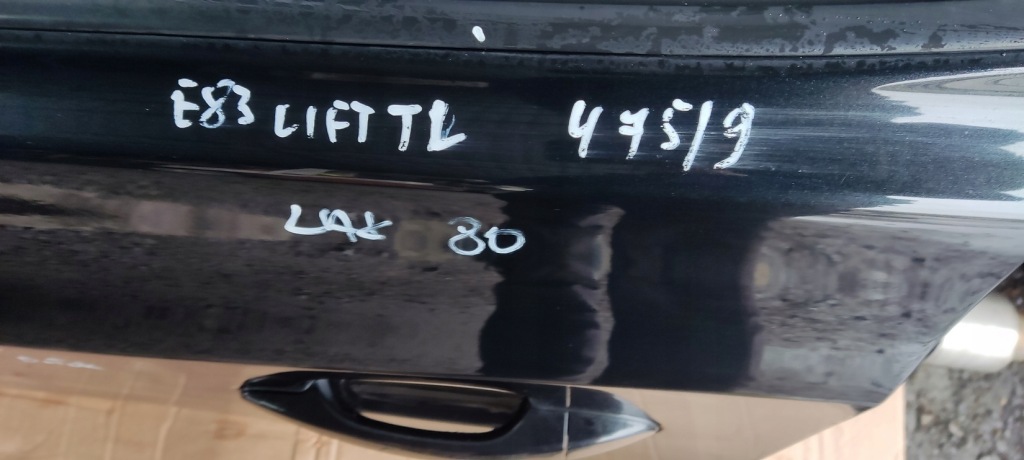 фото №6, Bmw x3 e83 lift дверь левый задняя black sapphire