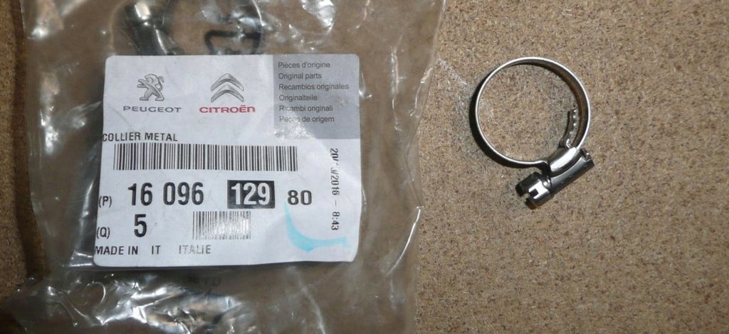 фото №1, Хомут стяжна трубка. turbo c jumper ii 1609612980 af