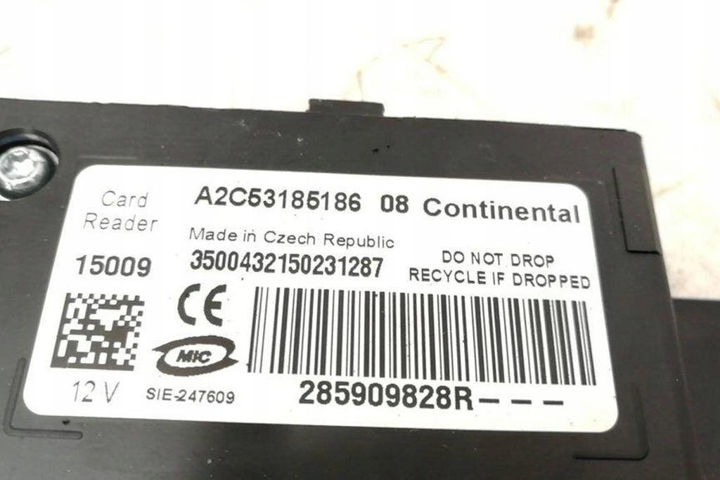 фото №10, Комплект зажигания renault grand scénic iii jz0/1_ 237103956r 1.46l дизель