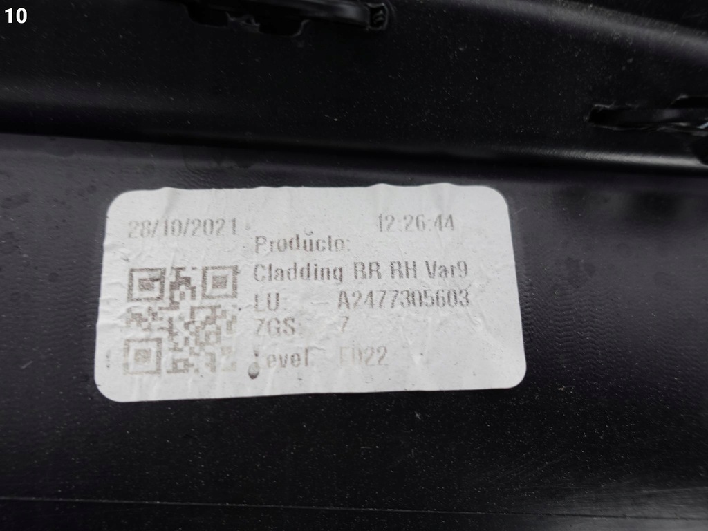 фото №11, Mercedes glb x247 19- молдинг двері права задня