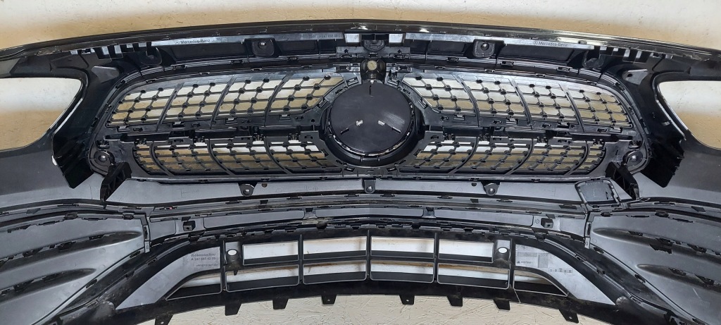 Mercedes gla h247 x247 amg бампер перед решітка радіатора решітка  ґрати хром кронштейни Доставка