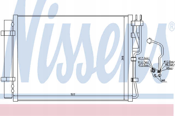 фото №16, Радиатор кондиционера hyundai ix20 jc 10-, venga
